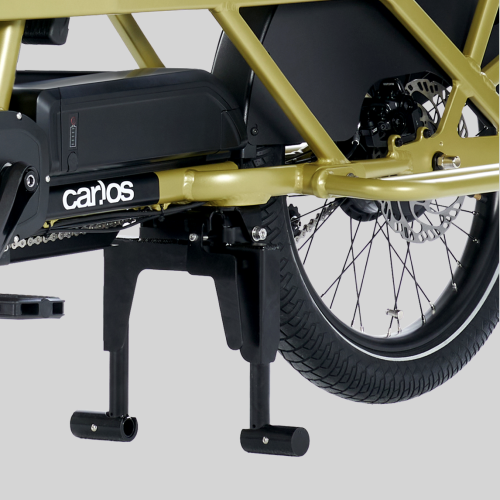 Breiter Doppelständer mit automatischer Arretierung-Funktion.